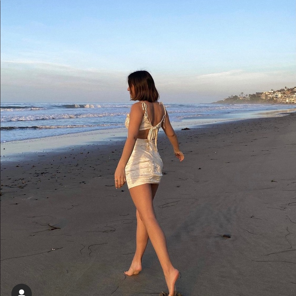 Beige Dress